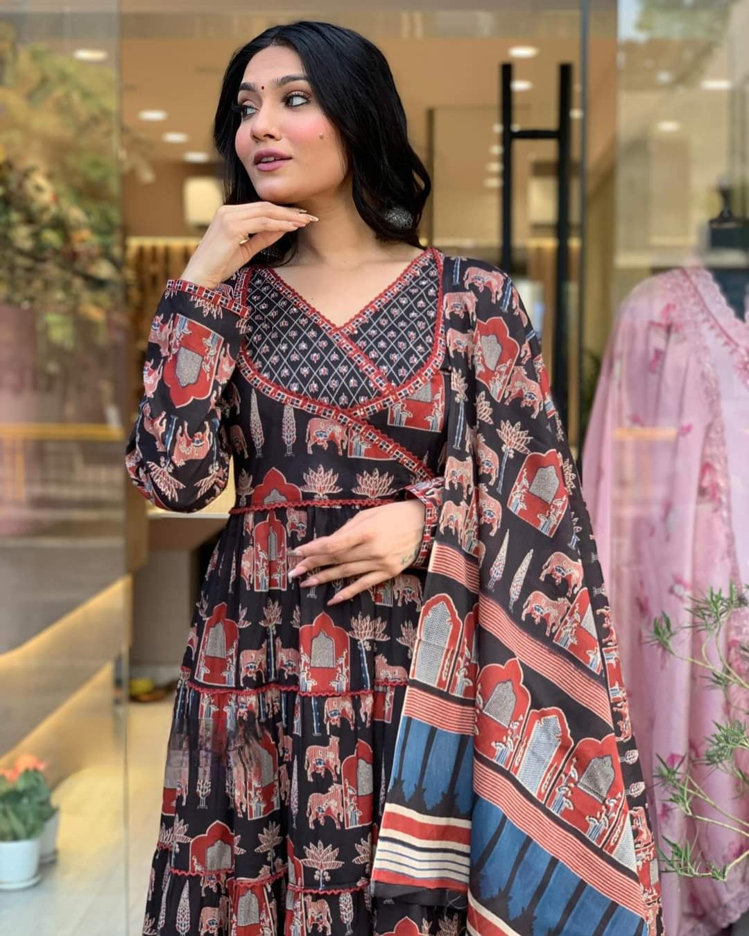 Cotton Salwar Kameez | Intricate Traditional Prints with Matching Dupatta