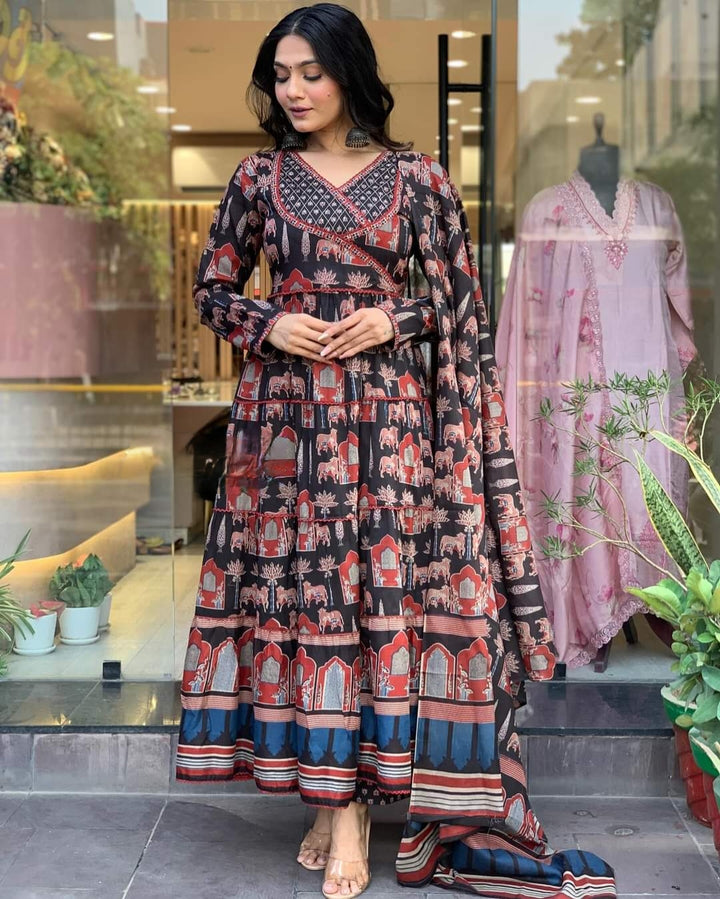 Cotton Salwar Kameez | Intricate Traditional Prints with Matching Dupatta