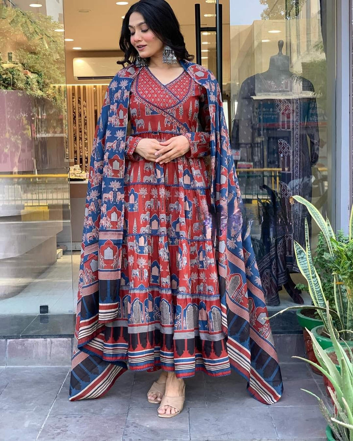 Cotton Salwar Kameez | Intricate Traditional Prints with Matching Dupatta