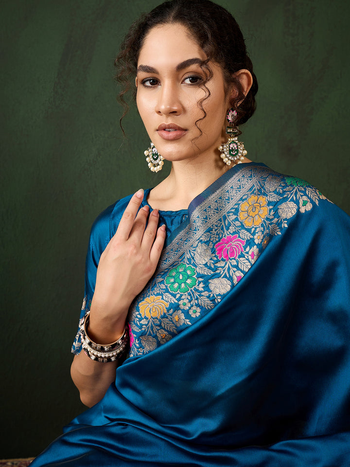 Charming Silk Saree with intricate Wevon Jacquard Designer | An Exclusive Designer Masterpiece