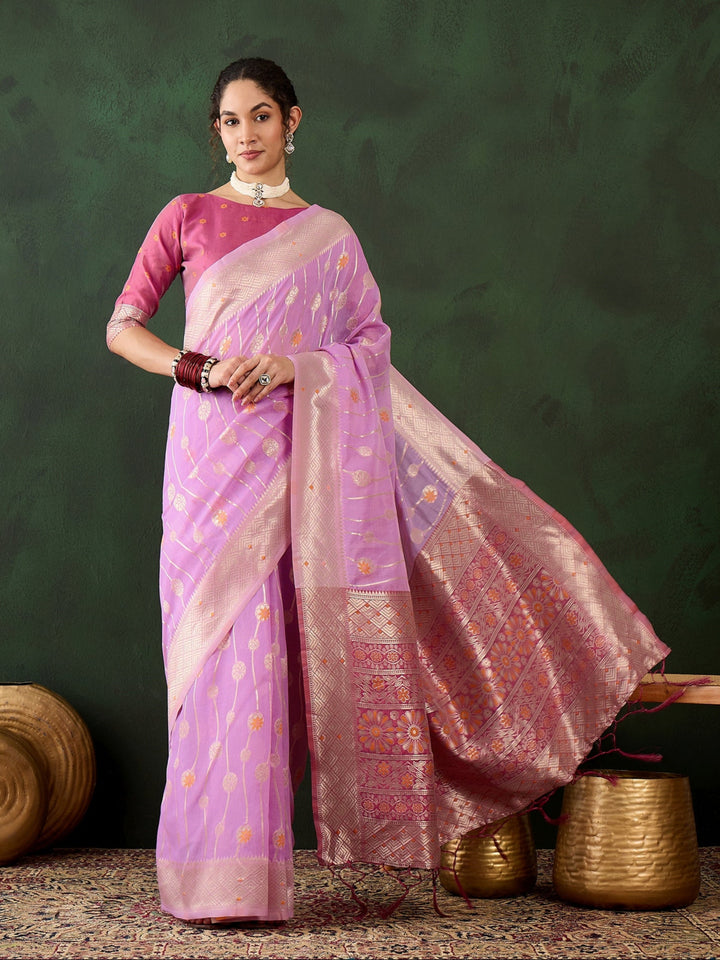 Radiant Poly Cotton Saree with | A Graceful Addition to Your Wardrobe
