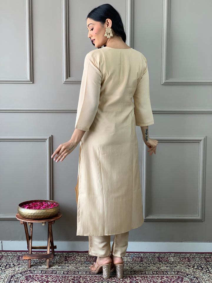 Viscose Chanderi Salwar Kameez | Elegant with Vibrant Dupatta for Festive & Casual Wear