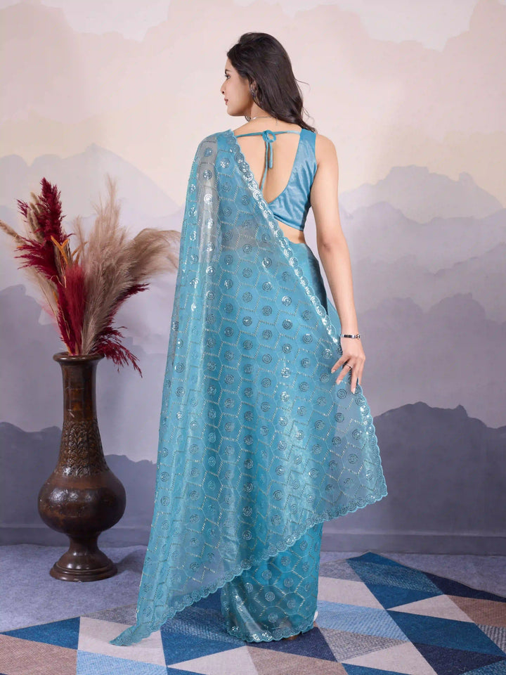 Stunning Twill Net Saree with | Unmatched Beauty for Grand Occasions