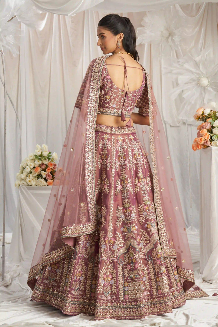 Heavy Designer Embroidery Tissue Silk Lehenga | Elegant Traditional Attire