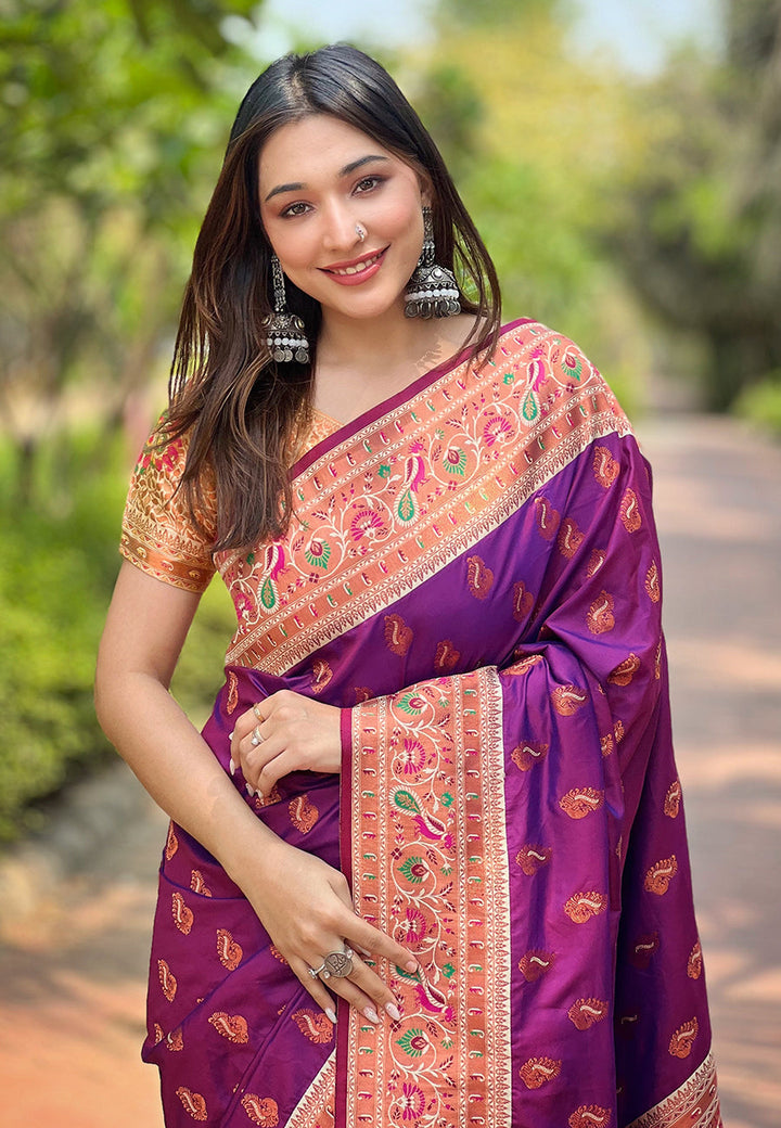 Tussar Silk Saree | Elegant Woven Jari Designer and Madhubani Print Design