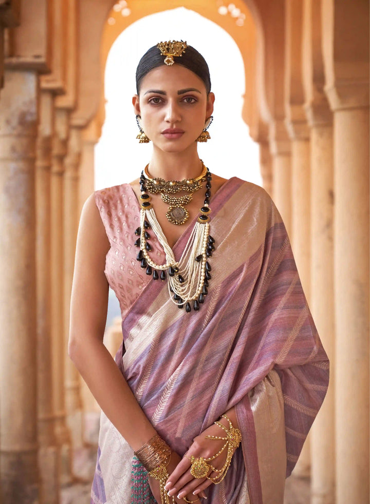 Stunning Viscose Silk Saree | The Perfect Ethnic Statement Piece