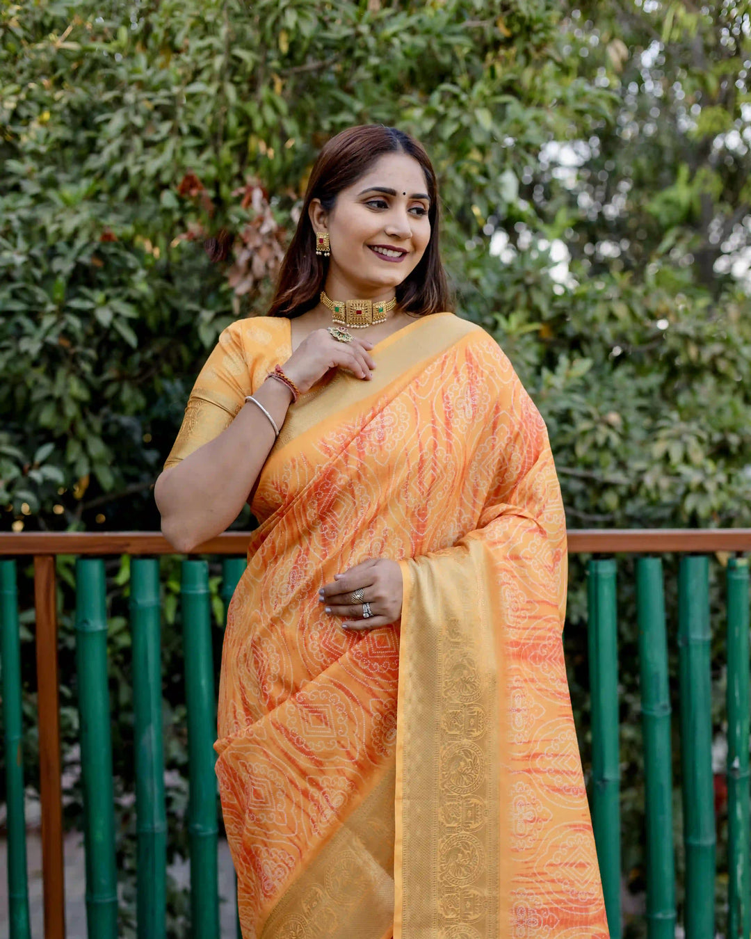 Designer Dola Silk Saree | Beautified with Wevon Pallu Border Designer, Digital Printed Work