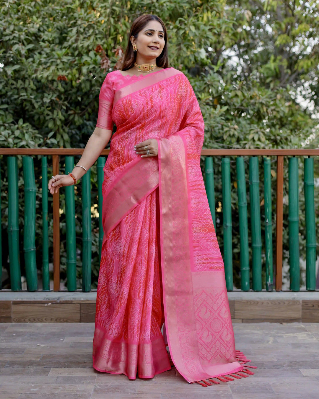 Designer Dola Silk Saree | Beautified with Wevon Pallu Border Designer, Digital Printed Work