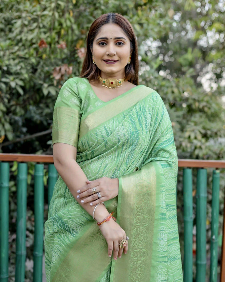 Designer Dola Silk Saree | Beautified with Wevon Pallu Border Designer, Digital Printed Work