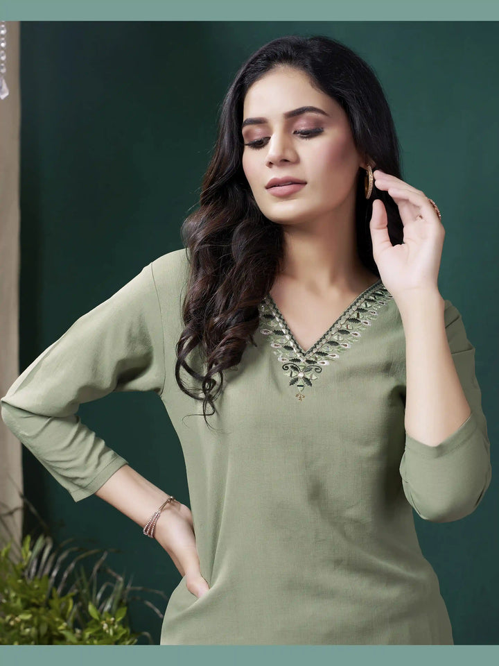 Kurti Set for Women | Maaza Cotton & Rayon Kurta Pant | Casual Wear