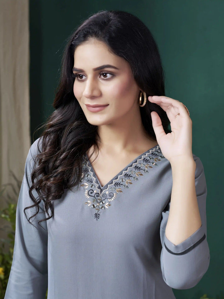 Kurti Set for Women | Maaza Cotton & Rayon Kurta Pant | Casual Wear