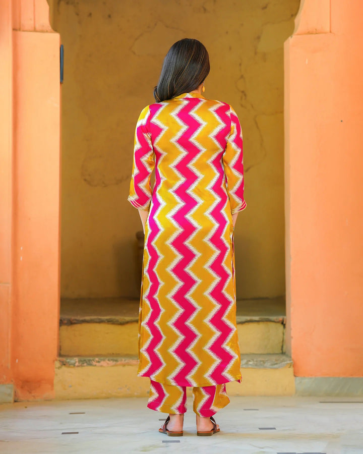 Women’s Kurta Set | Muslin Fabric Digital Print Kurti for Ethnic Wear
