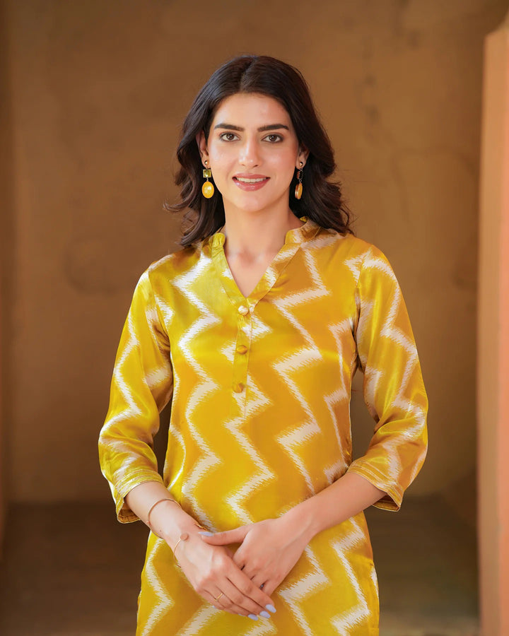 Women’s Kurta Set | Muslin Fabric Digital Print Kurti for Ethnic Wear
