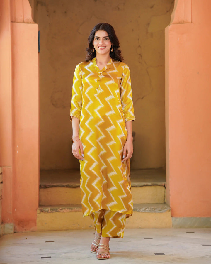 Women’s Kurta Set | Muslin Fabric Digital Print Kurti for Ethnic Wear