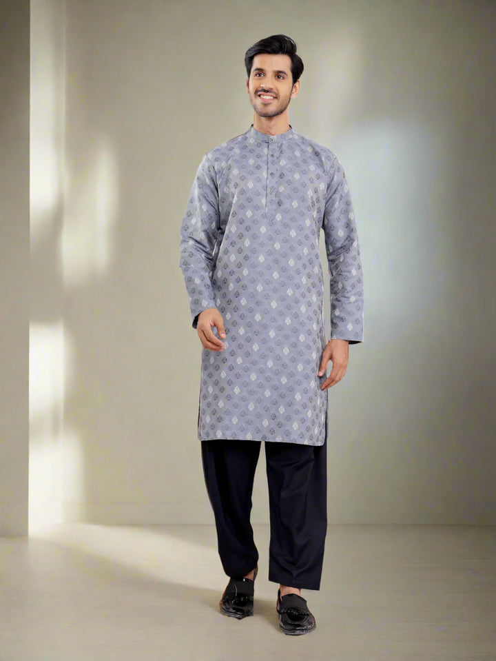 Designer Kurta for Festive Wear | Viscose with Wevon Jacquard Work