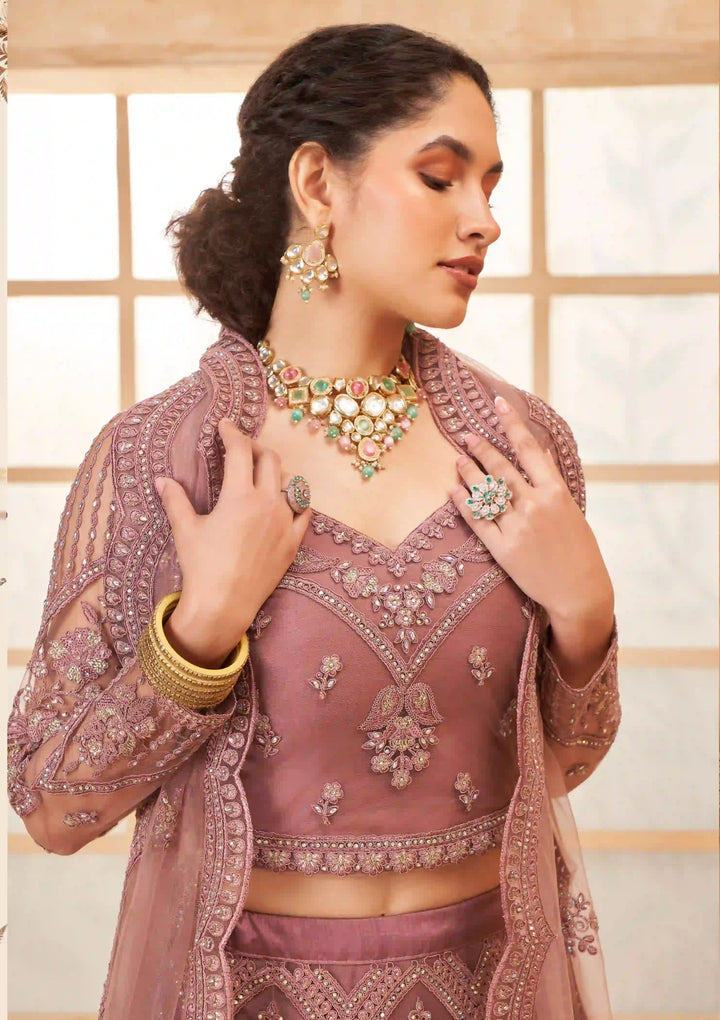 Soft Net Lehenga Choli | Designer Embroidery & Diamond Work Wedding Outfit