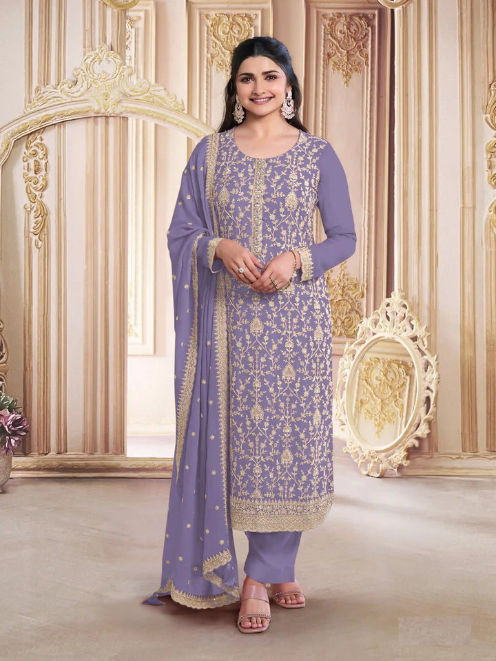 Chic Georgette and Santoon Combination | Highlighting a Stunning Georgette Dupatta