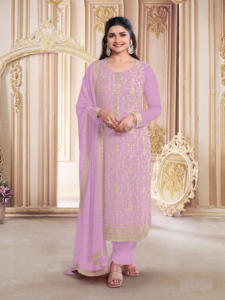 Chic Georgette and Santoon Combination | Highlighting a Stunning Georgette Dupatta