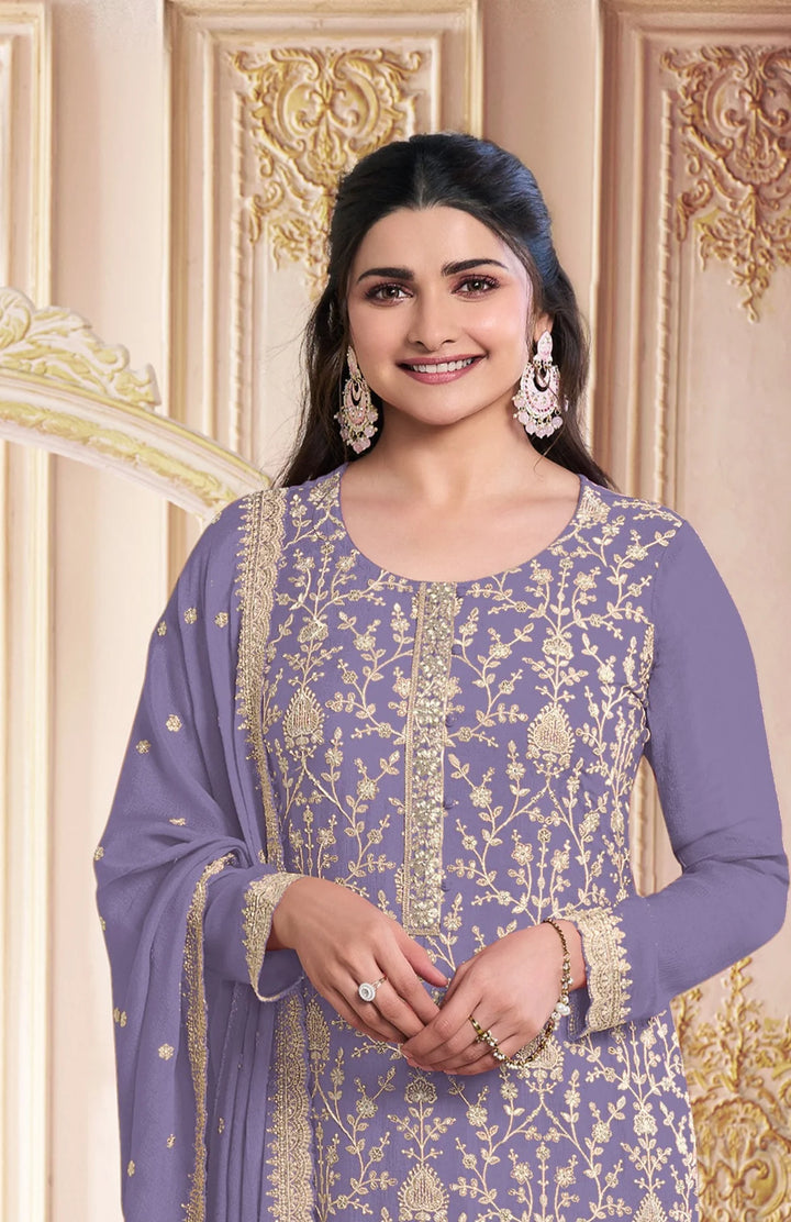 Chic Georgette and Santoon Combination | Highlighting a Stunning Georgette Dupatta