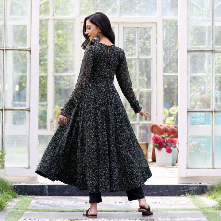 Beautiful Floral Printed Kurti | Indian Ethnic Wear for Women