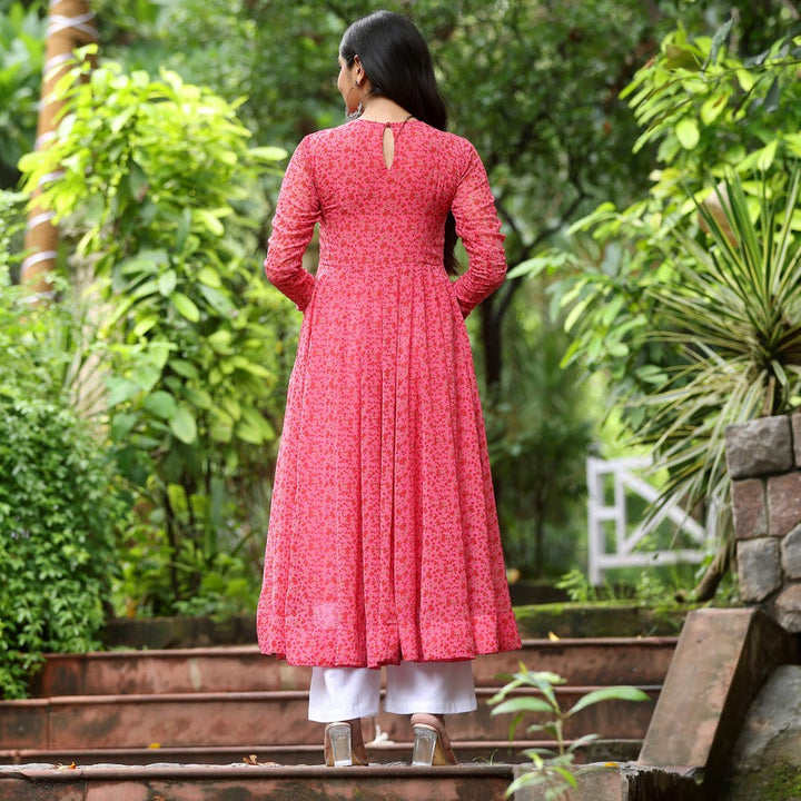 Beautiful Floral Printed Kurti | Indian Ethnic Wear for Women