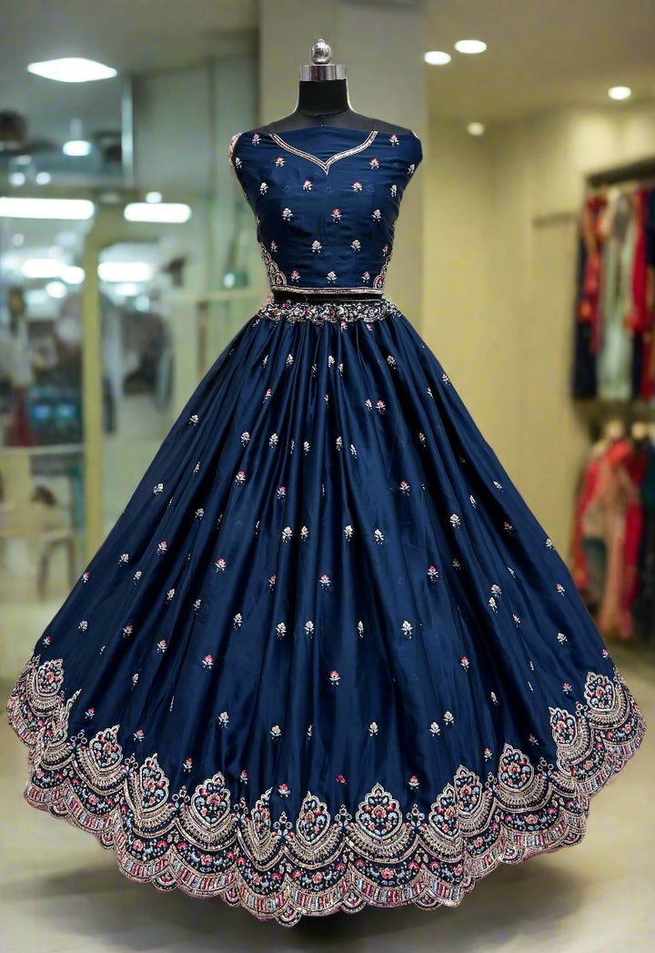 Stunning Silk Lehenga with Dupatta | A Graceful Addition to Your Wardrobe