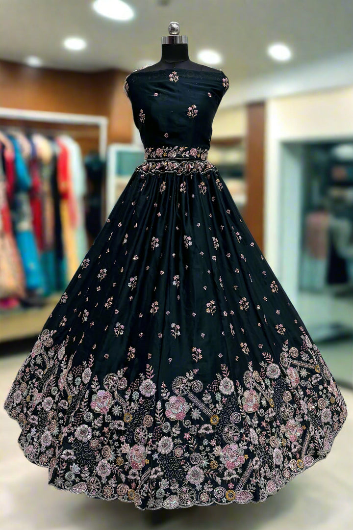 Sophisticated Silk Lehenga with Dupatta | Unmatched Beauty for Grand Occasions