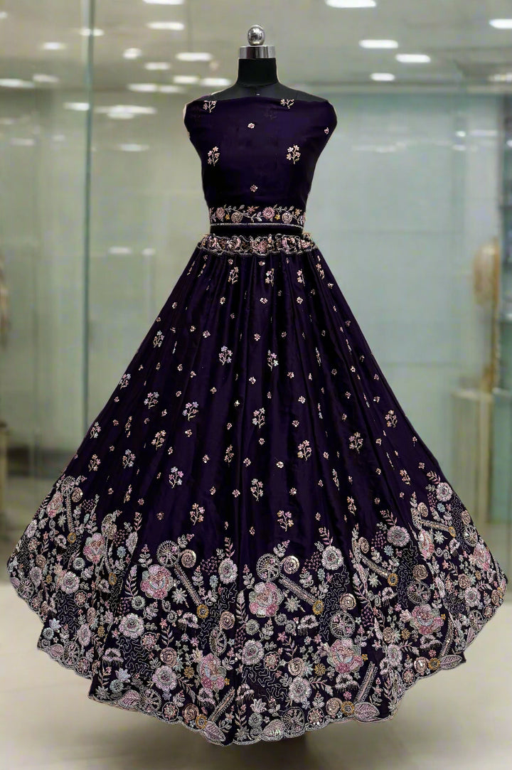 Sophisticated Silk Lehenga with Dupatta | Unmatched Beauty for Grand Occasions