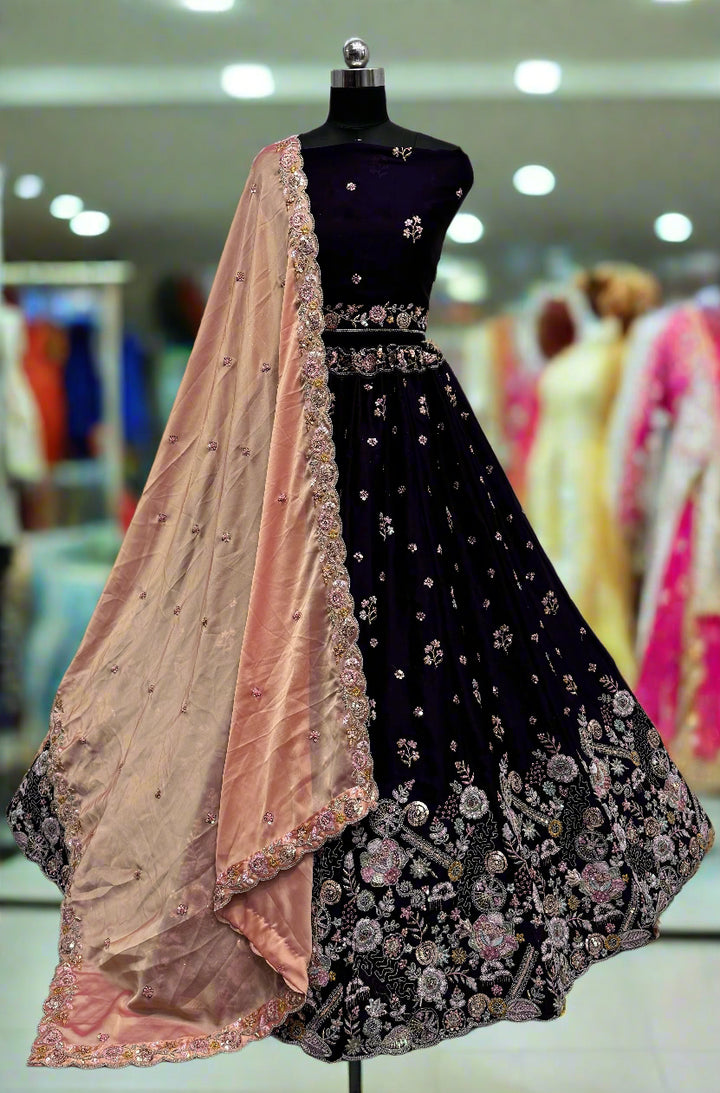 Sophisticated Silk Lehenga with Dupatta | Unmatched Beauty for Grand Occasions