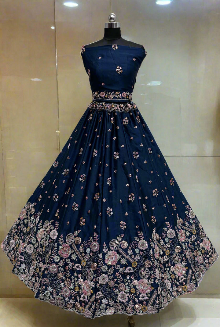 Sophisticated Silk Lehenga with Dupatta | Unmatched Beauty for Grand Occasions