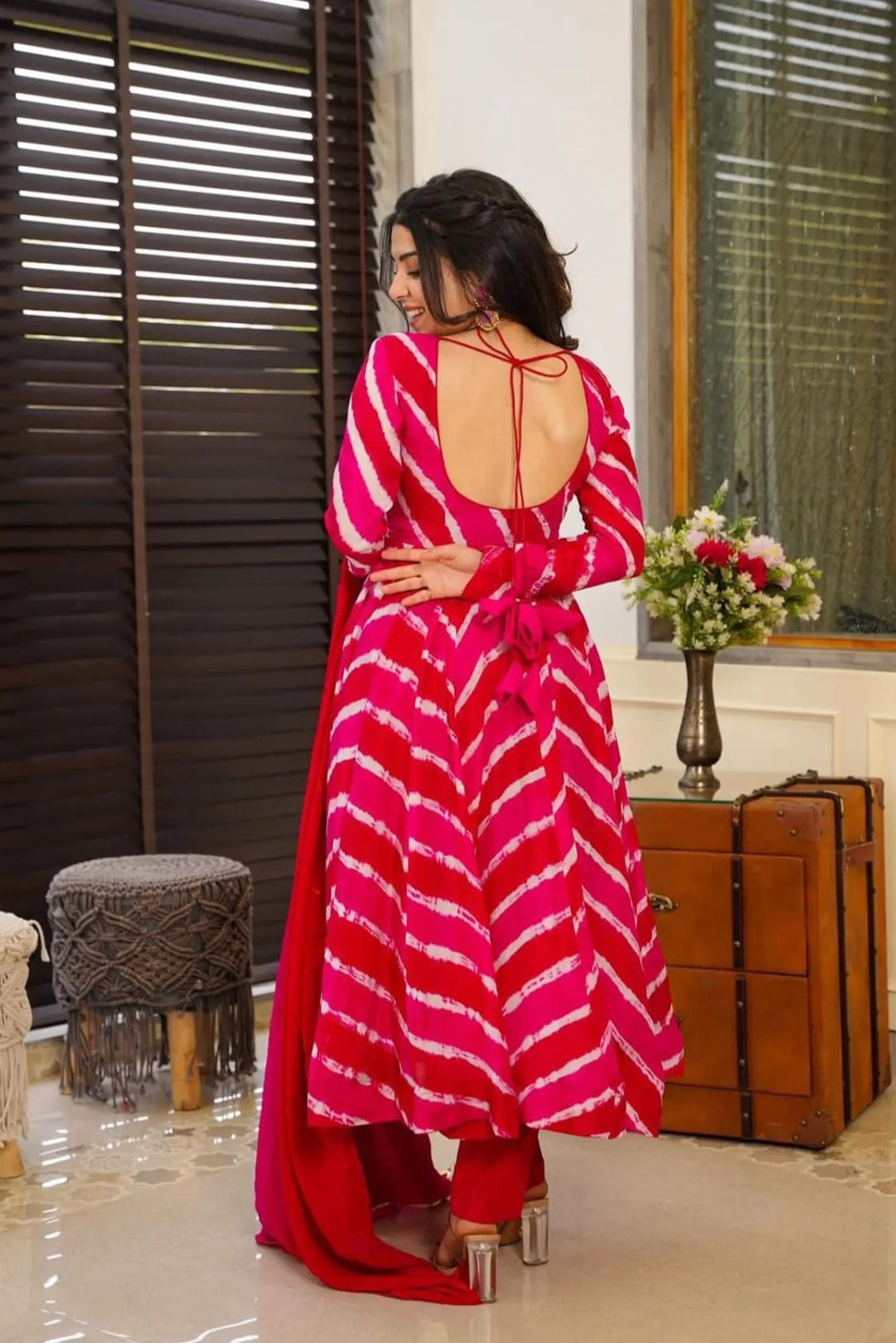 Tebby Silk Kurta Set | Elegant Digital Printed Ethnic Suit with Dupatta