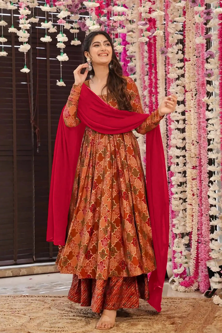 Stylish Readymade Suit | Muslin Fabric with Designer Digital Print