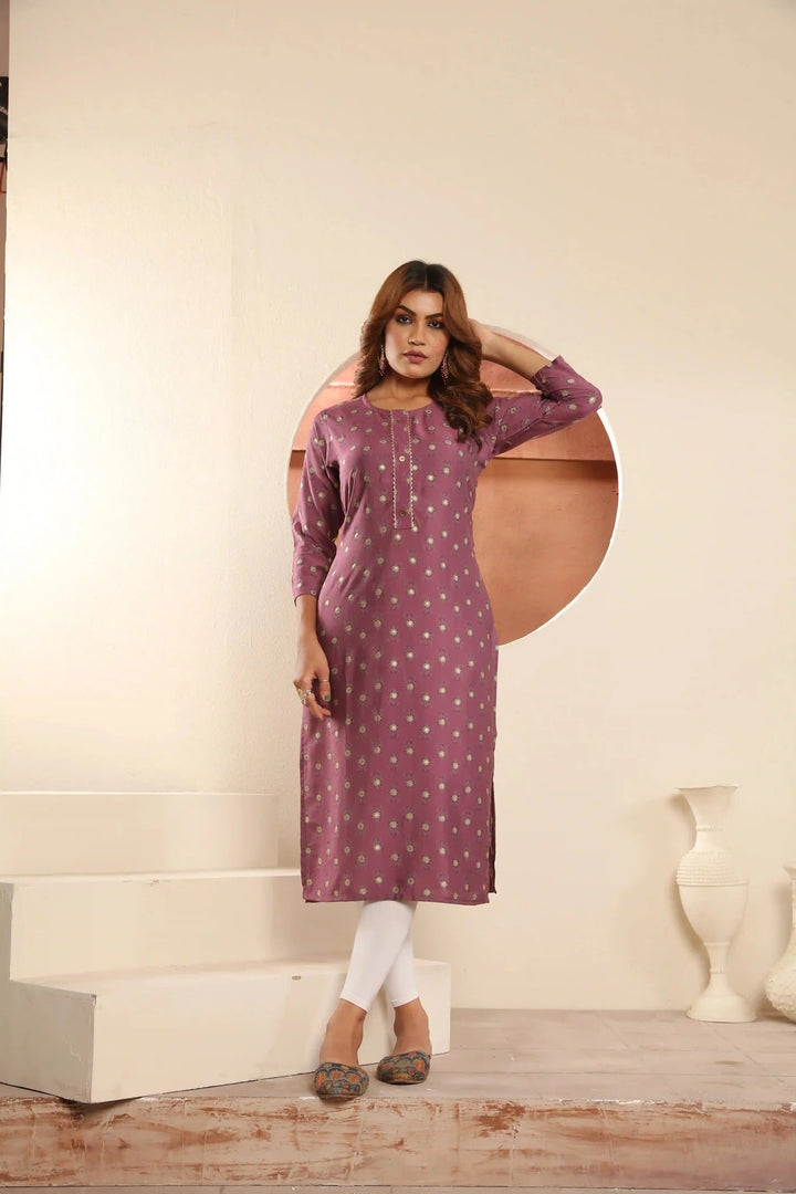 Viscose Muslin Kurti | Designer Printed with Pocket Stylish & Comfortable