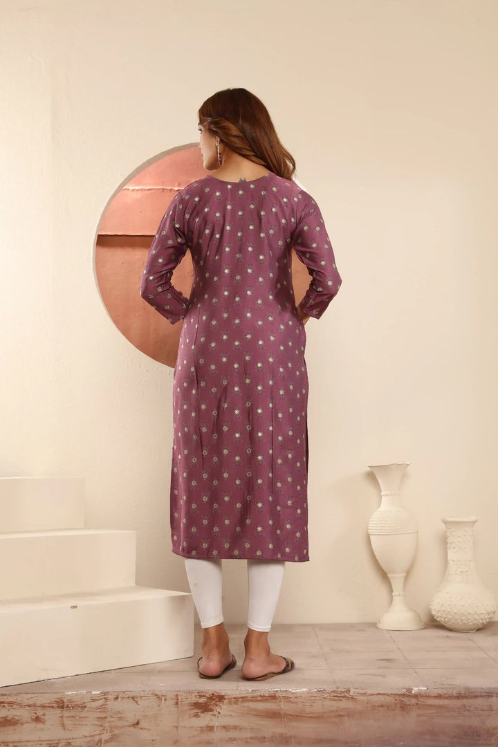 Viscose Muslin Kurti | Designer Printed with Pocket Stylish & Comfortable