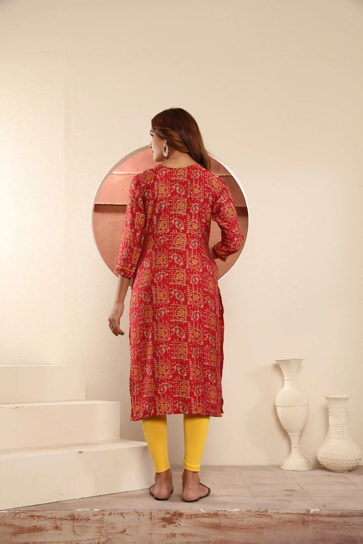 Viscose Muslin Kurti | Designer Printed with Pocket Stylish & Comfortable