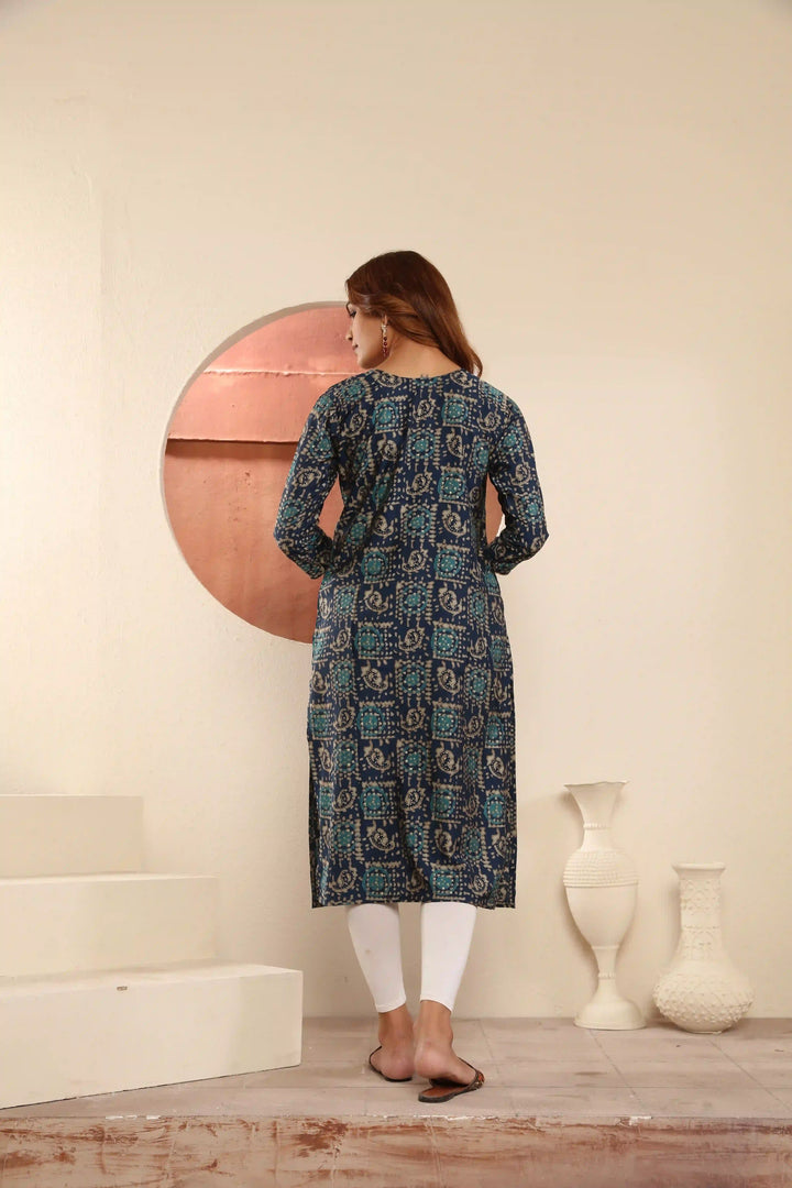 Viscose Muslin Kurti | Designer Printed with Pocket Stylish & Comfortable