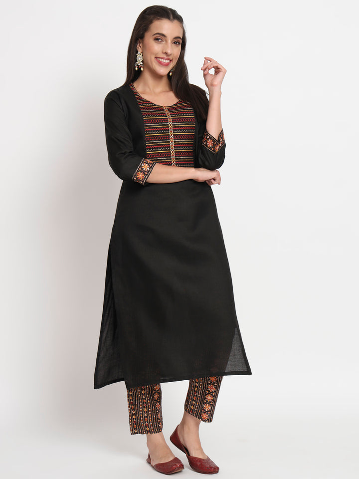 Elegant Mehendi Suit | Magic Cotton top bottom with Muslin dupatta