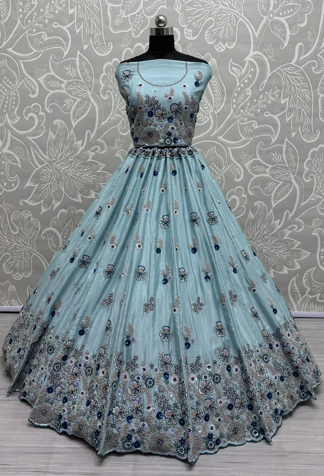 Stunning Silk Lehenga with Dupatta | Crafted for Timeless Elegance