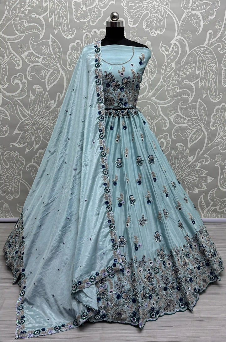 Stunning Silk Lehenga with Dupatta | Crafted for Timeless Elegance