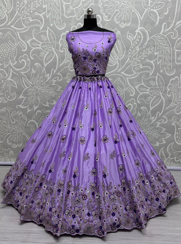 Stunning Silk Lehenga with Dupatta | Crafted for Timeless Elegance