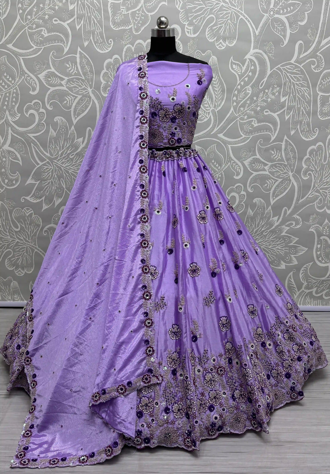Stunning Silk Lehenga with Dupatta | Crafted for Timeless Elegance
