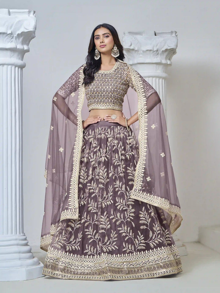 Stunning Net Lehenga with Dupatta | Crafted for Timeless Elegance