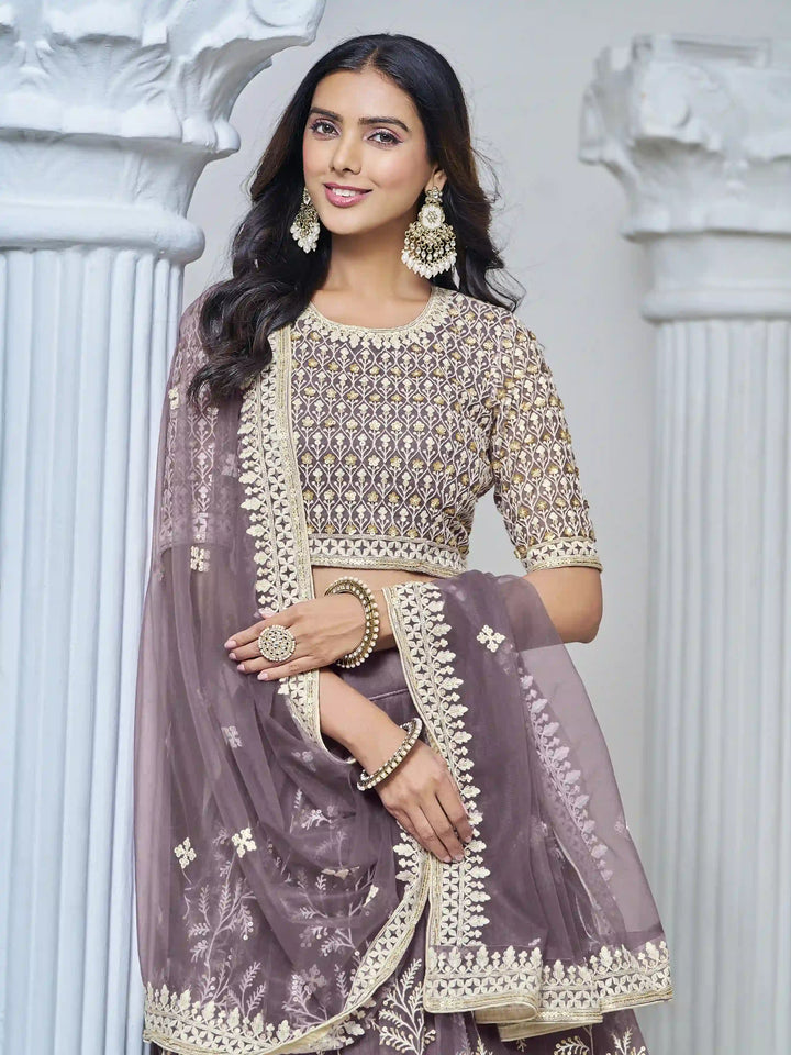 Stunning Net Lehenga with Dupatta | Crafted for Timeless Elegance