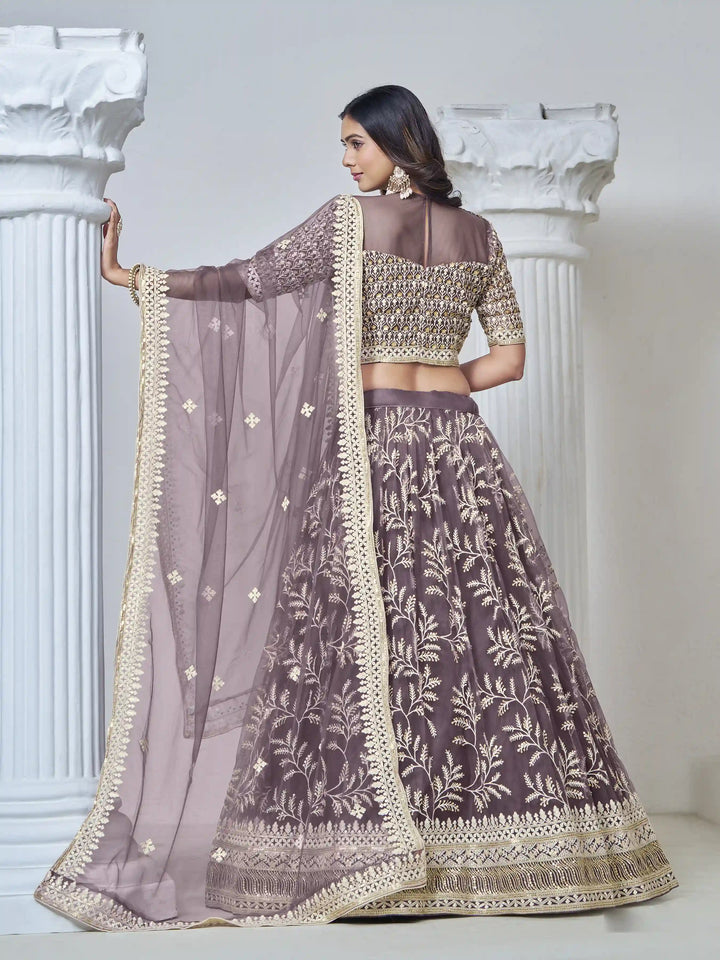 Stunning Net Lehenga with Dupatta | Crafted for Timeless Elegance