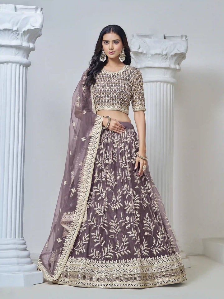 Stunning Net Lehenga with Dupatta | Crafted for Timeless Elegance