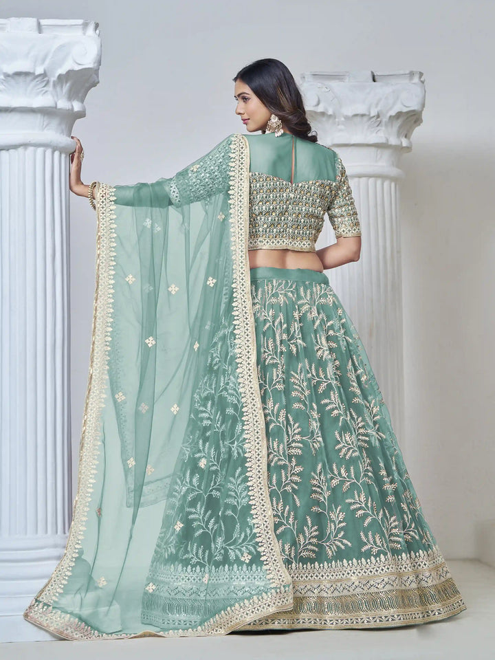 Stunning Net Lehenga with Dupatta | Crafted for Timeless Elegance