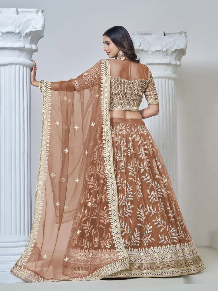 Stunning Net Lehenga with Dupatta | Crafted for Timeless Elegance