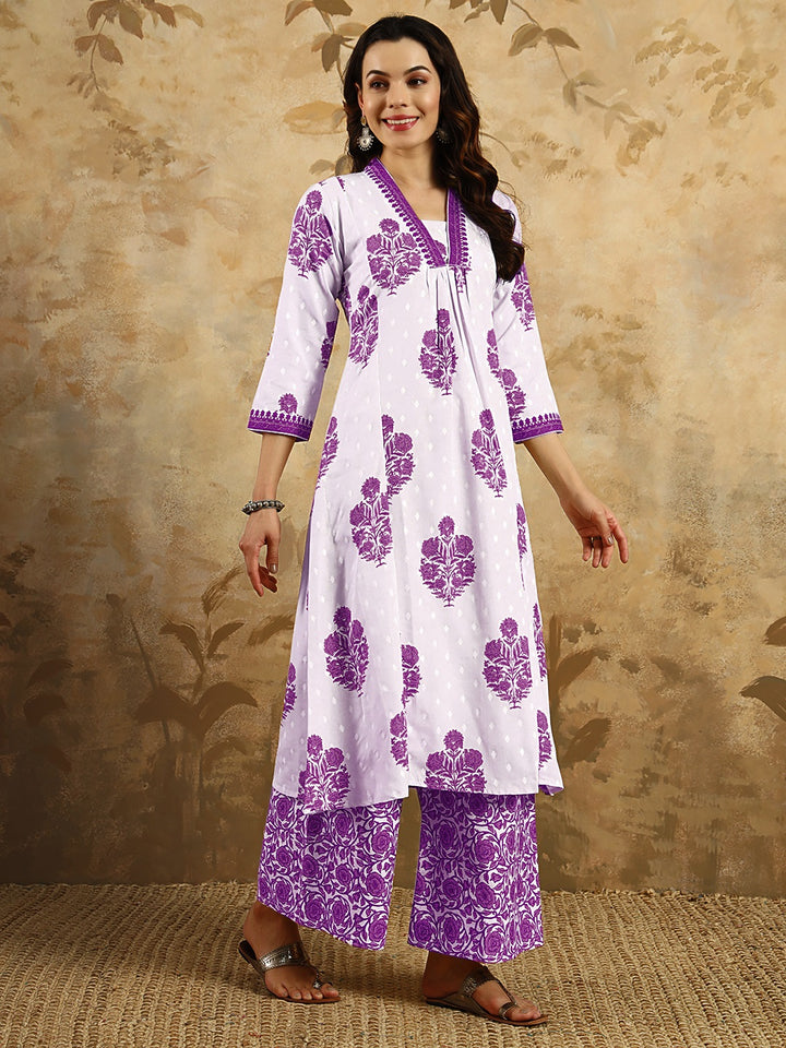 Gorgeous Mustard Suit | Cotton Blend top bottom with Chanderi Cotton dupatta
