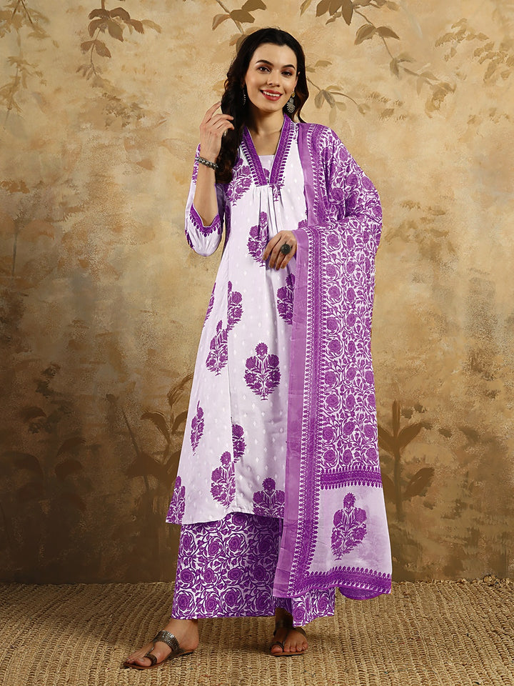 Gorgeous Mustard Suit | Cotton Blend top bottom with Chanderi Cotton dupatta