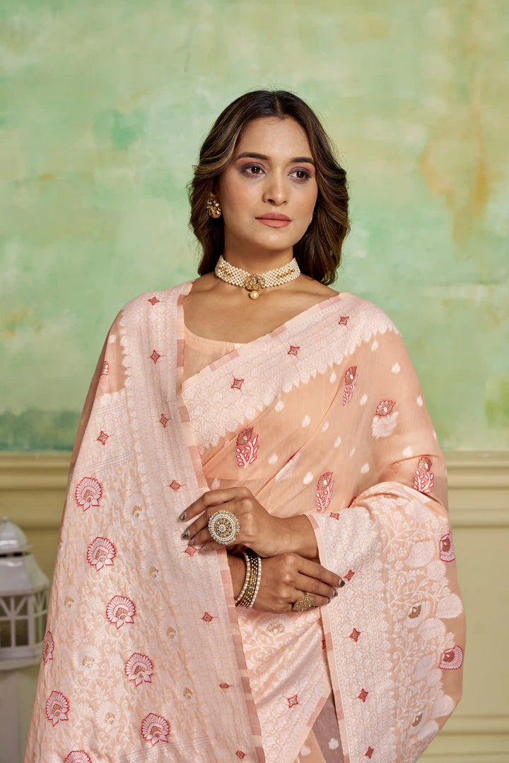 Designer Cotton Saree for Wedding & Festive Occasions | Wevon Work